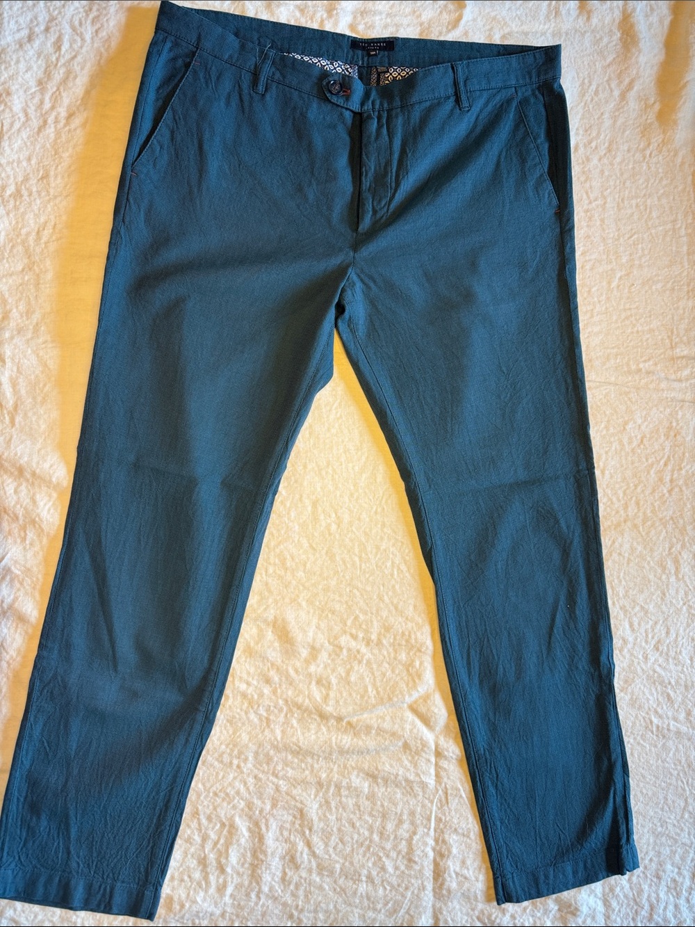 Ted Baker London Men's Navy Blue Chinos